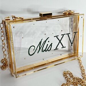 Custom Mis XV Clutch Quinceañera